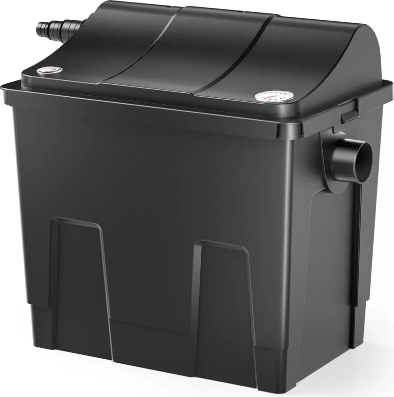 SunSun CBF-200A Bioteichfilter mit 1 Kammer-System für Koi Teich, 6.000 l/h inkl Filtermaterial Biofilter Teichfilter Durchlauffilter Filteranlage Preisreduziert