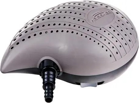 Wochenendangebot HEISSNER HFP3500-00, Verdrängungspumpe, 40 W, 3300 l/h, Frostbeständig, Schwarz, Grau