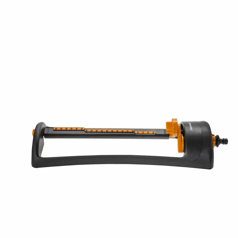 Markenprodukt Fiskars Wassersparender Sprinkler, Schwarz, Orange