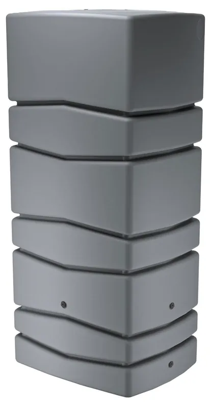 Regentonne eckig NEPTUN 650 Liter grau inkl. Hahn Begrenztes Angebot