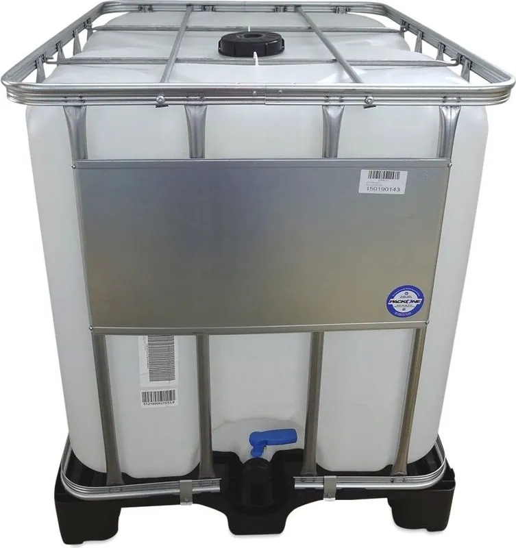 1000 L 1000 Liter IBC Container Regenwassertank Tank natur Kunststoffpalette Finale Aktion