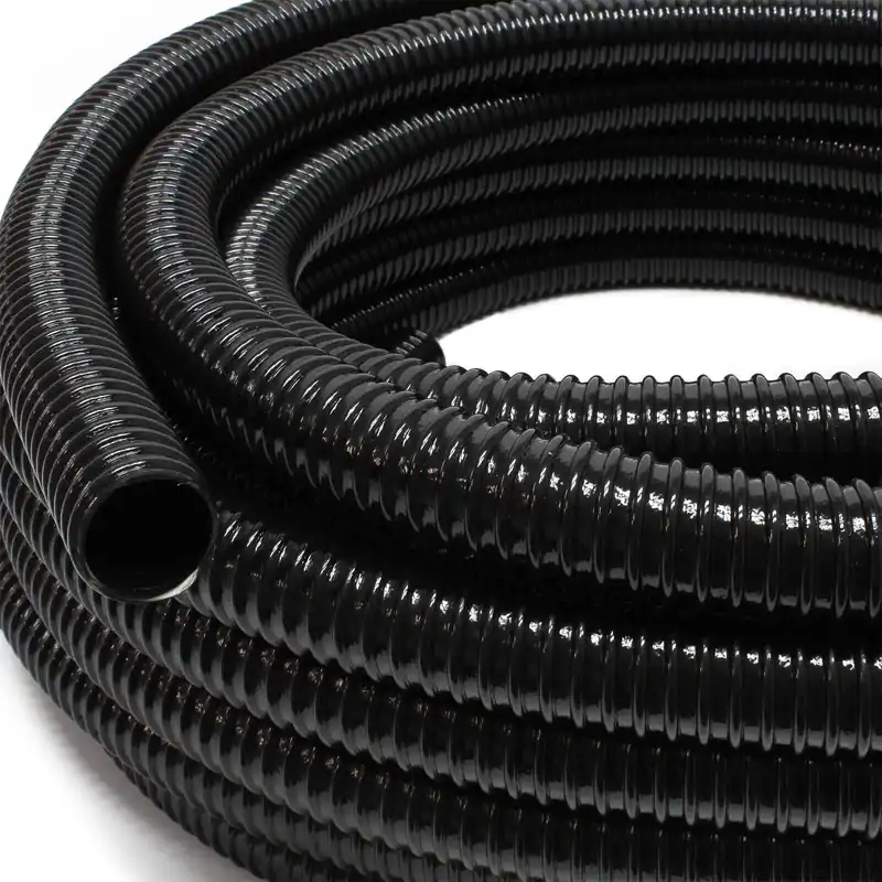 Solange Der Vorrat Reicht Wiltec Flexibler Förderschlauch 5m Spiralschlauch 38mm (1 1/2") schwarz mit Verstärkungsspirale Bewässerung Wasser Teich