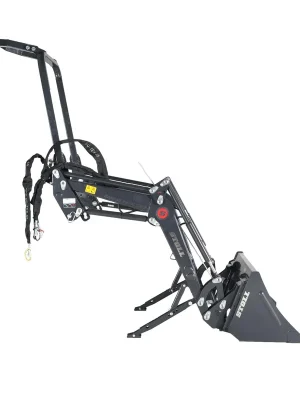 Preisreduziert Frontlader Stoll FC250P - inkl. Parallenführung und Schaufel 122cm SkidSteer-Schnellwechsler, Standard Steuergerät erf. f. XJ25