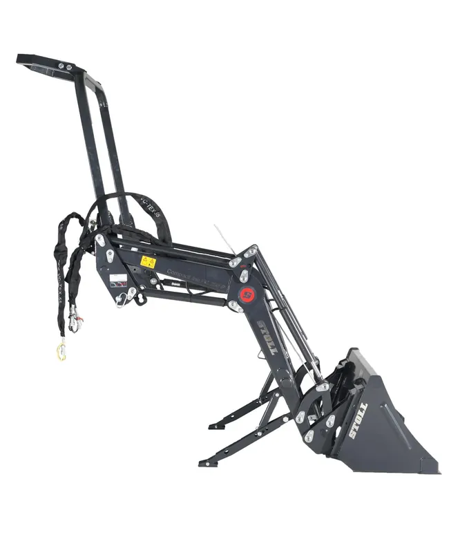 Preisreduziert Frontlader Stoll FC250P - inkl. Parallenführung und Schaufel 122cm SkidSteer-Schnellwechsler, Standard Steuergerät erf. f. XJ25