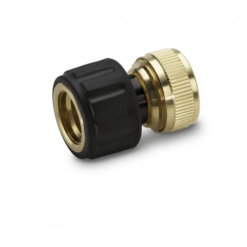 Messing-Schlauchkupplung mit Aqua Stop 3/4‘‘ Günstig