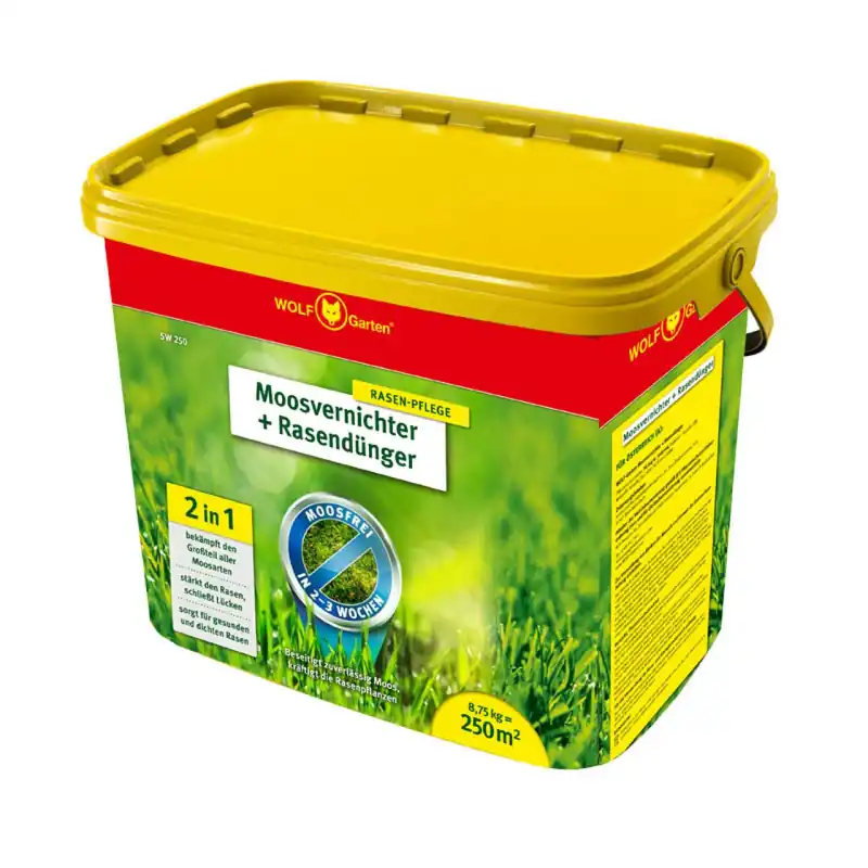 Neue Kollektion 2-in-1 Moosvernichter und Rasendünger SW 250
