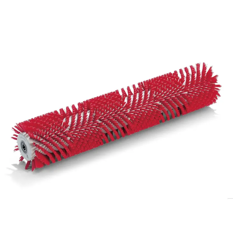 Zertifiziert Walzenbürste, mittel, rot, 532 mm