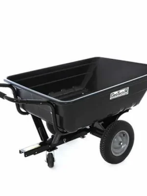 GeoTech TC3080PL - Anhänger für Rasentraktor mit Kunststoffwanne - 121x93 (h 29 cm) Aktuell