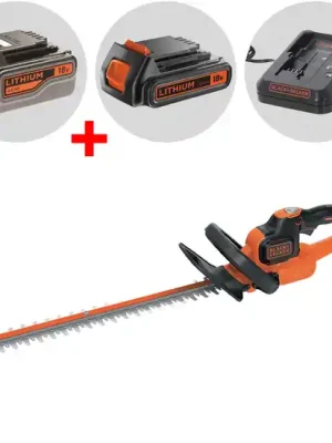 Garantierte Lieferung Heckenschere mit Akku Black & Decker GTC18504PC-QW 18V Akku 4Ah + Gratis 18-V-Akku 2 Ah - Schwert 50 cm
