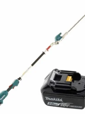 Letzte Chance Akku Heckenschere auf Schaft Makita DUN500 - Akku18V 3 Ah im Lieferumfang