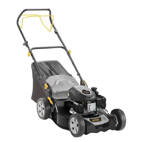 Kracherpreis Rasenmäher AL5 46 SA mit Benzinmotor ST 140 von 139 ccm, mit Radantrieb