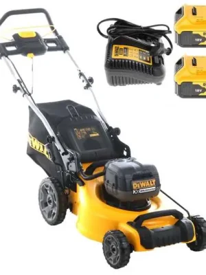 Akku-Rasenmäher DeWalt DCMW564P2-QW - 2 Akkus 18V/5Ah - Schnittbreite 48 cm Zertifiziert