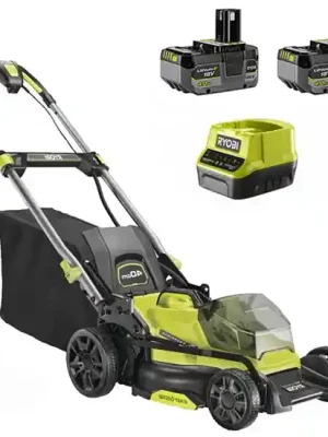 Must-Have Ryobi RY18LMX40C-240 -Akku Rasenmäher - 2x18V/4Ah - Schnittbreite 40 cm