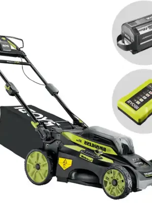 Akku-Rasenmäher RYOBI RY36LMX51A-160 - 36V - 6Ah - 70 l Grasfangkorb - 51 cm Schnittbreite Preis Gesenkt