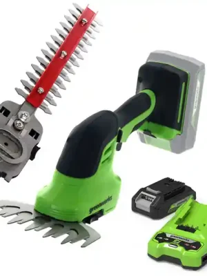 Super-Preis GREENWORKS G24SHT - Akku-Grasschere - Heckenschere - 24V/2.0 Ah