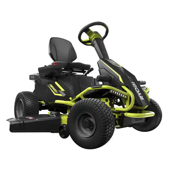 Akku-Rasentraktor Ryobi RM480E - Mulchfunktion- Seitenauswurf - 4x12V Bleiakku Knallerangebot