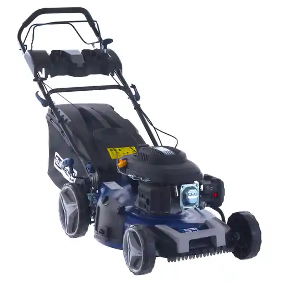 Rasenmäher mit Radantrieb BullMach ACHILLE 51 MY22 - 4 in 1 - 224ccm Benzinmotor - Elektrostarter Geprüft