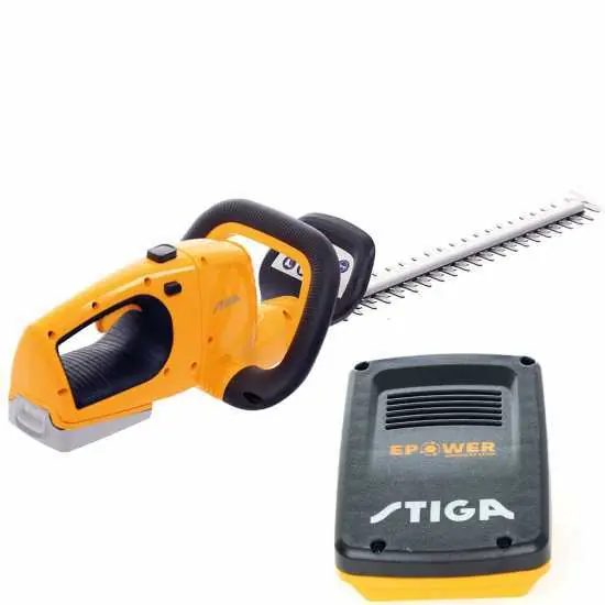 STIGA HT 100e KIT - Akku-Heckenschere - 20V 2Ah - Akku und Ladegerät im Lieferumfang enthalten Nur Für Kurze Zeit