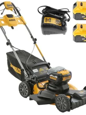 Aktuell Akku-Rasenmäher DeWalt DCMWSP564N-XJ - Zwei 18V 5AH AKKUS