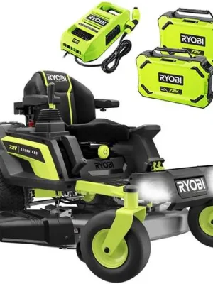 Ryobi ZTRX107 - Akku-Nullwendekreismäher - 72V/20Ah - Schnittbreite 107cm - 2in1 Neue Ware