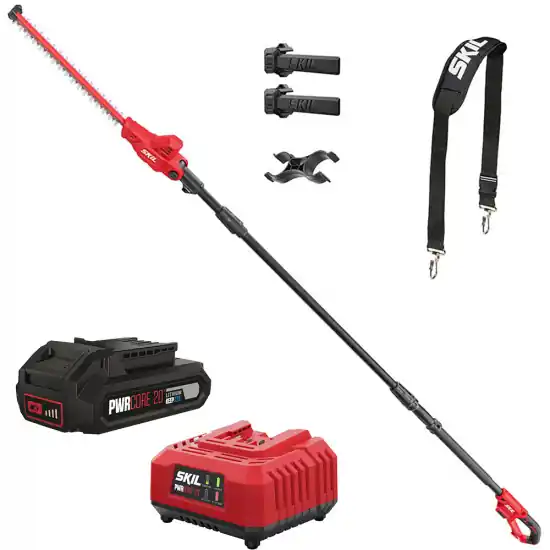 Ausverkauf Skil 0640 CA - Akku-Heckenschere auf Teleskopstange - 20V/2.5Ah