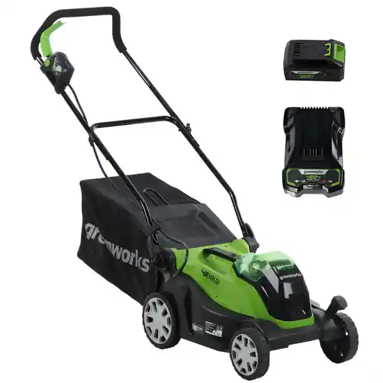 Abverkauf Greenworks G48LM36K2 - Akku-Rasenmäher - 48V/2Ah - Schnittbreite 36 cm