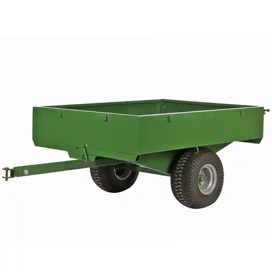Nur Heute Francini FQ6 - Anhänger für Traktor aus Stahl - 150x110(h 25 cm)
