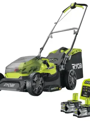 Ryobi RY18LM37A-240 - Akku Rasenmäher - Schnittbreite 37 cm - 2x18V/4Ah Markenprodukt