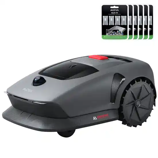 MOVA 600 KIT - Mähroboter - Begrenzungskabel - mit 81 Ersatzklingen Sichere Zahlung