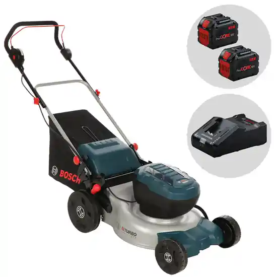 Bestseller Bosch Professional GRA 18V2-46 – Akku-Rasenmäher – 2×18V 12 Ah – Schnittbreite 46 cm