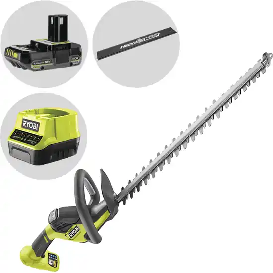 Ryobi RY18HT55A-120 - Akku-Heckenschere 18V/2Ah - Messer 55 cm Finale Aktion