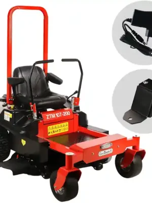 GeoTech ZTM 107-200 – Professioneller Nullwendekreis-Aufsitzmäher – Seitenauswurf – Motor 546 ccm Online Kaufen