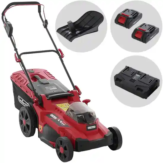 Expressversand GeoTech X-Line LM-40V - Akku Rasenmäher - 40V/2Ah - Schnittbreite 43 cm
