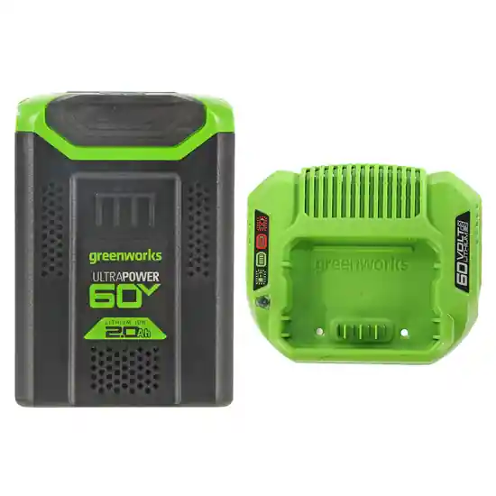 Greenworks 60-V-Starter-Kit – 2-Ah-Akku und Ladegerät Saisonangebot