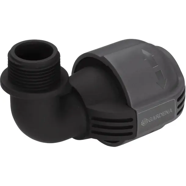 GARDENA L-Stück Quick & Easy 3/4" AG x 25 mm Highlight