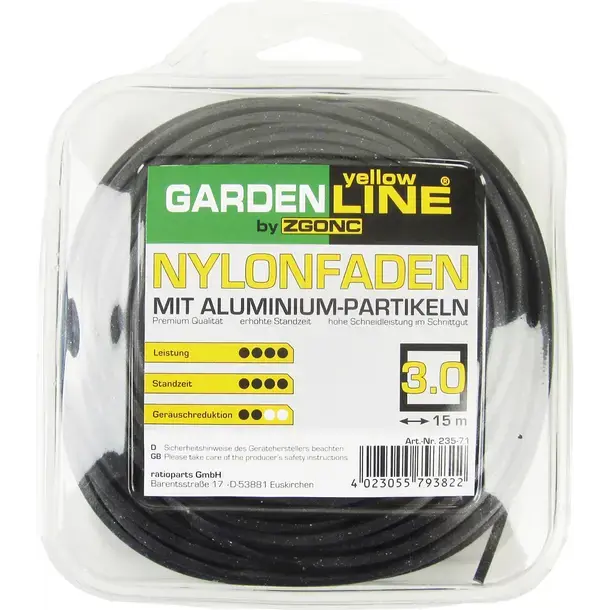 Aktuell ZGONC Trimmerfaden 15 m 3 mm Ø