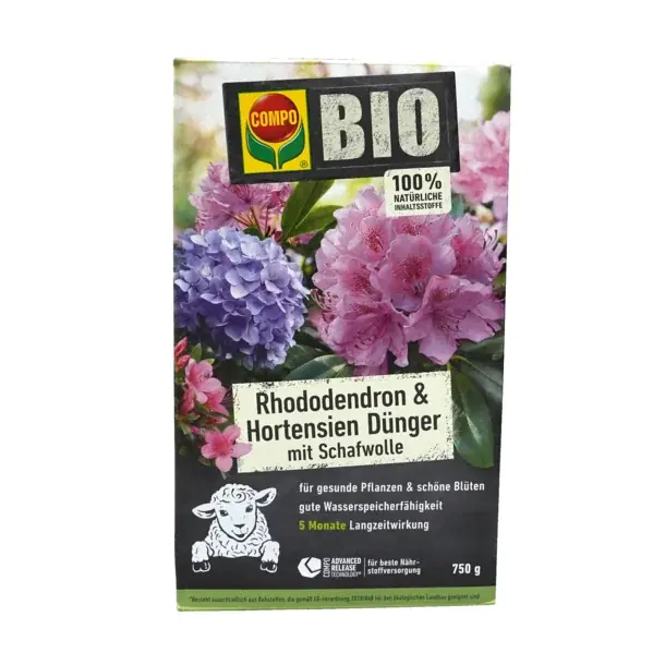 COMPO Bio Rhododendron-Langzeit-Dünger 750 g Nur Heute
