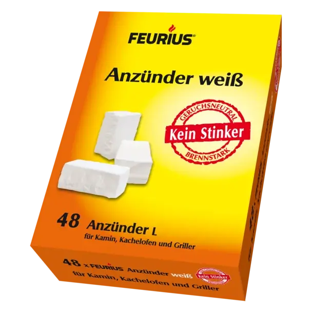 FEURIUS Anzündwürfel "Kein Stinker" 48 Stk. Schneller Versand