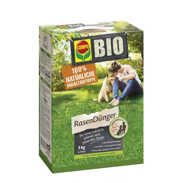 Solange Der Vorrat Reicht COMPO BIO Rasendünger 3kg