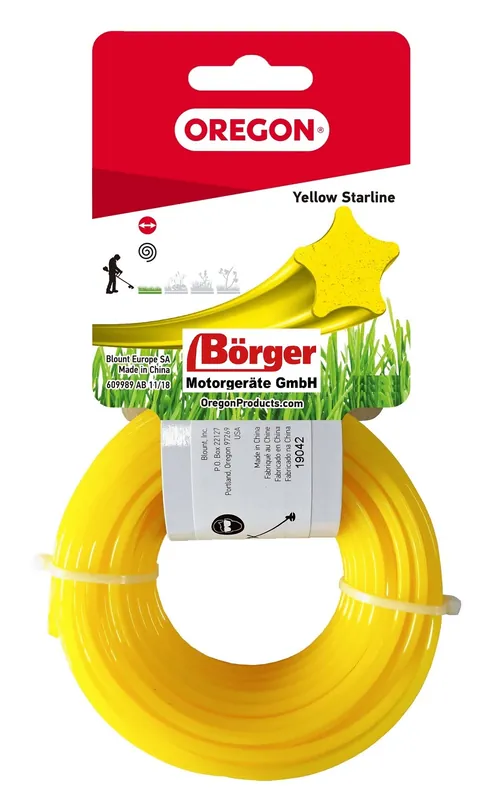 Markenprodukt Oregon Freischneidefaden Gelb Starline 3,0 mm 15 Meter