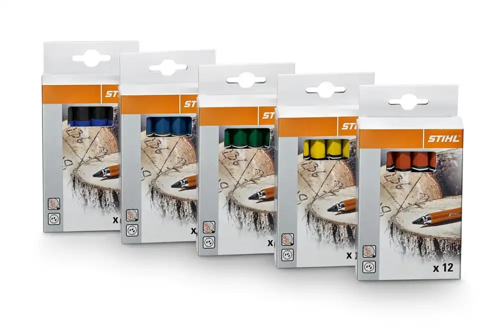 Saisonangebot STIHL Signierkreide Marker PRO Schwarz 12 Stück