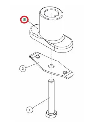 MTD Messernabe mit Keil 6 x 2.15 für Rasenmäher Preisknaller