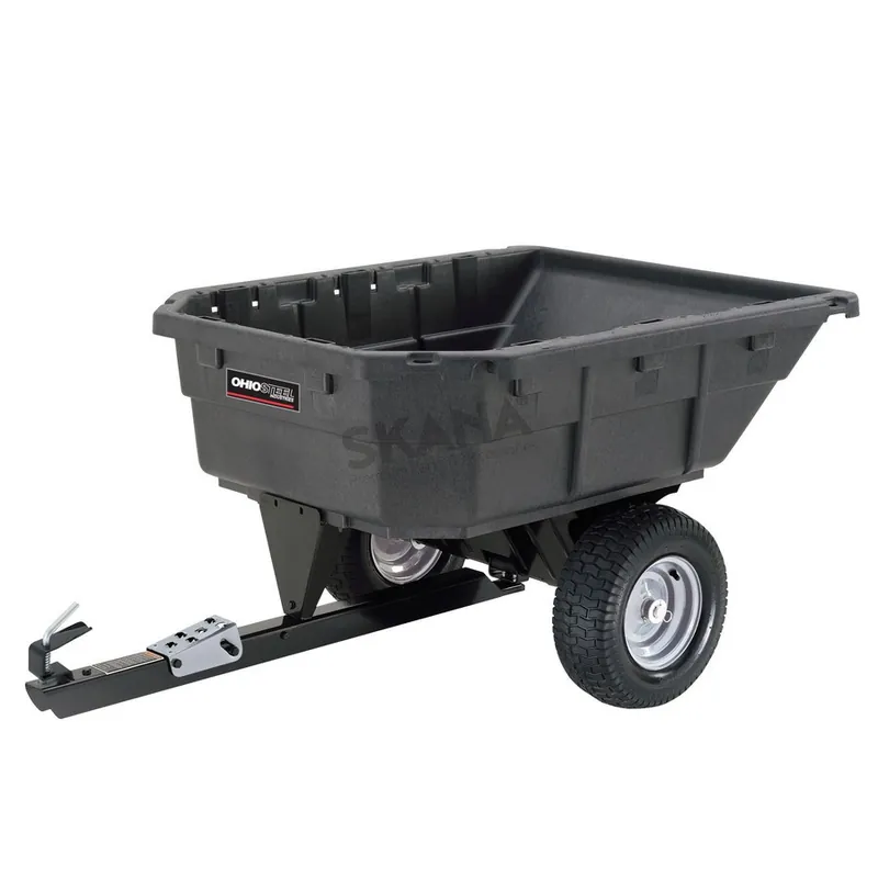 Heißes Angebot Turfmaster Gartenanhänger Tragfähigkeit 540kg