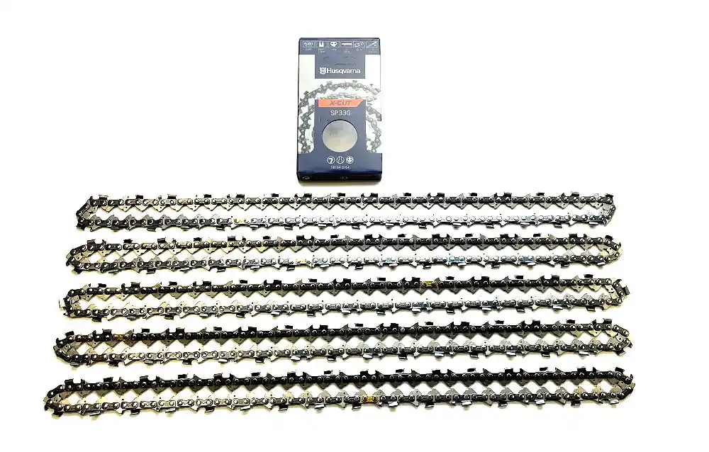 Schnäppchen Husqvarna 5x Sägekette X-CUT SP33G .325" 1,3 mm HM 64 TG