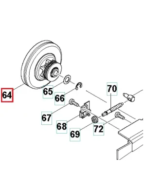 Abverkauf Husqvarna Bremstrommel für 414 418 420EL Motorsägen Kettensägen