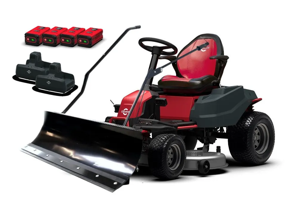 Cramer 82LT107 Akku Rasentraktor Aufsitzmäher inkl. Winterpaket 120 Plus Ausverkauf