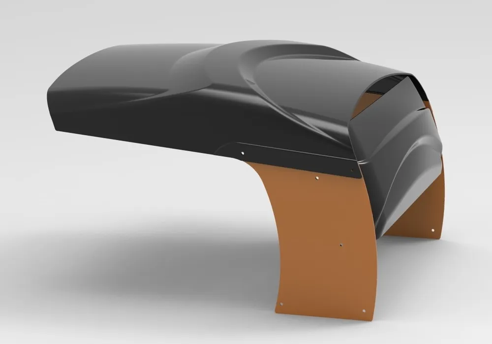 IDEA MOWER Garage Vader Navi Schwarz/Orange Wochenendangebot