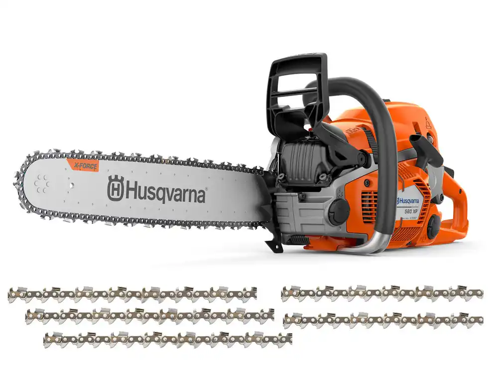 Top-Preis Husqvarna 560 XP G 15" Motorsäge inkl. 5 Ersatzketten