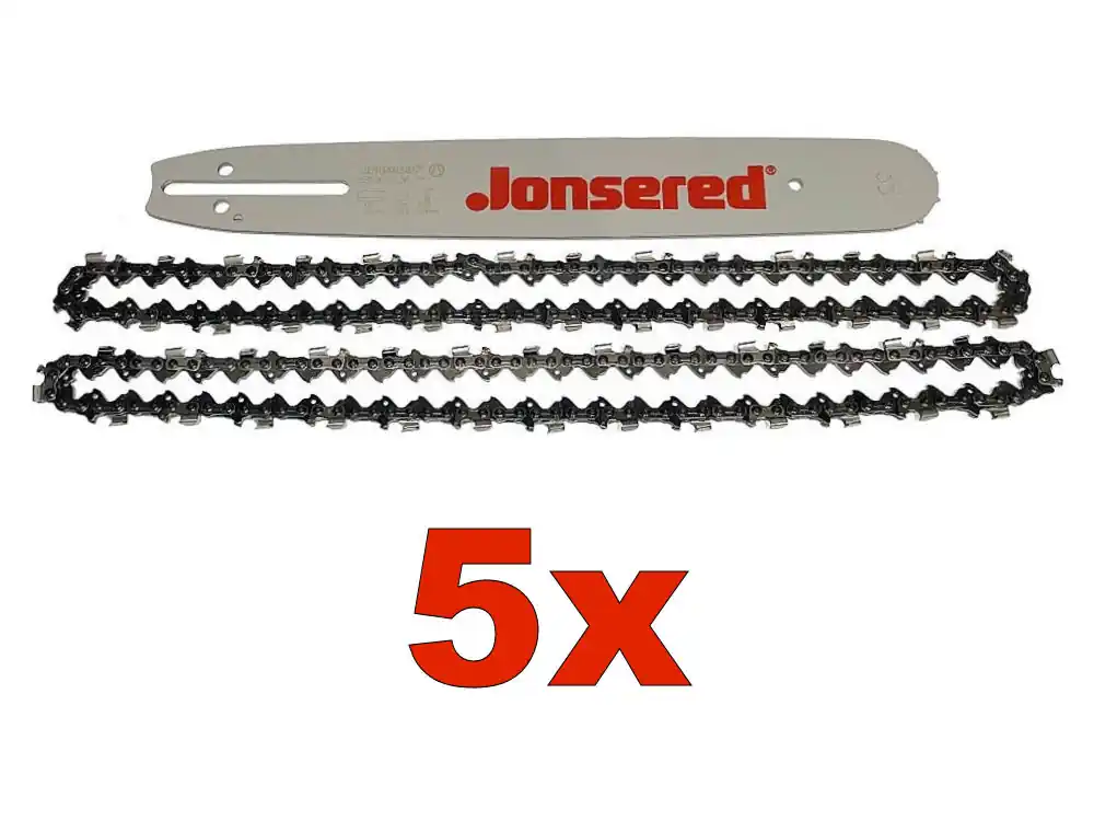 Abverkauf Jonsered by Husqvarna Schienenpaket H30 .325" 1,3mm 13"/33cm 56TG - 5 Stück