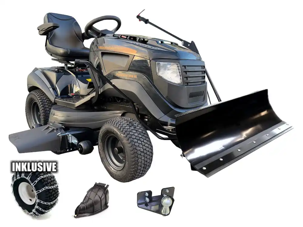 Geprüft Black Edition Rasentraktor Pro 300/118 Twin HS mit Winterpaket 120 Plus